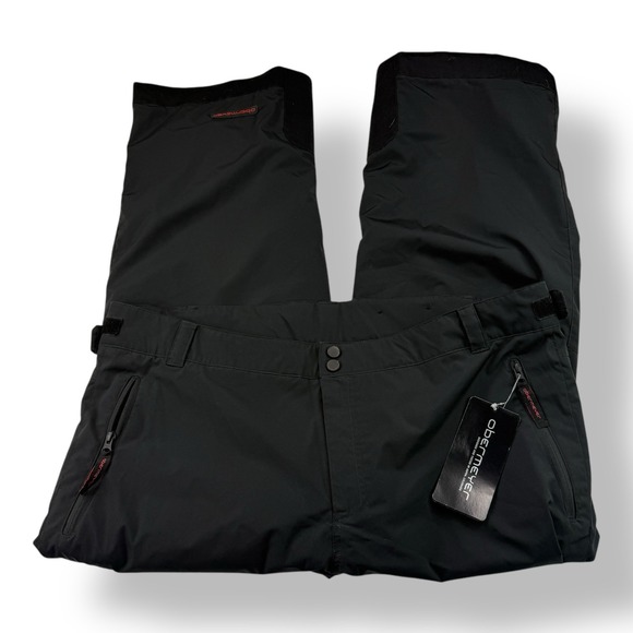 Obermeyer NWT Black Aspen Stretch Snow Pants 2XL Adjustable Waist Ventable Crotc